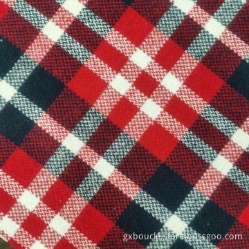 Woolen fashion Plaid design coats fabric